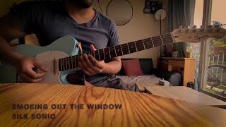 Smoking Out The Window - Silk Sonic (Guitar Solo Attempt)