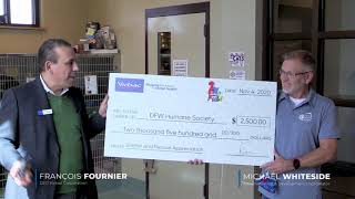 DFW Humane Society Receives $2,500 from Virbac on National Animal Shelter & Rescue Appreciation Week by Virbac US 82 views 3 years ago 2 minutes, 35 seconds