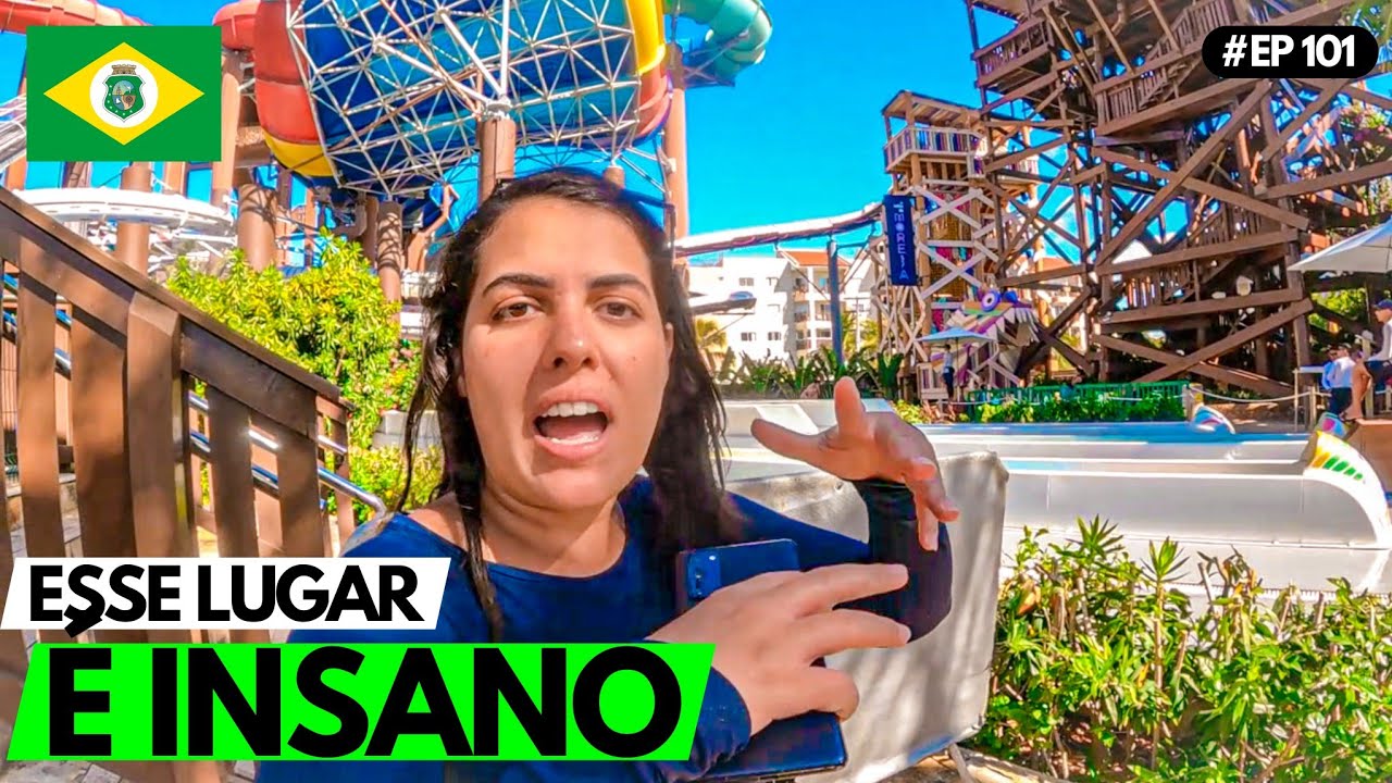 😱 CONHECENDO o TEMIDO  BEACH PARK de FORTALEZA  