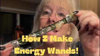 Using crystals, copper and solder I create magical Energy Wands! Check it out⭐️💕
