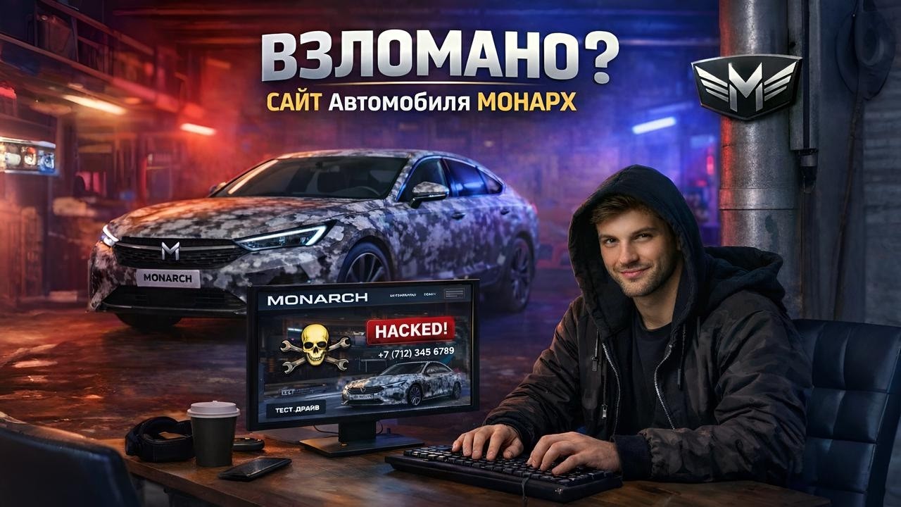 ВЗЛОМАН САЙТ автомобиля МОНАРХ? ЭТО ПОЛНЫЙ ПРОВАЛ