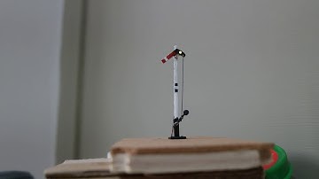 Latest 3 dimensional printed working semaphore signal with lantern for use after daylight hours