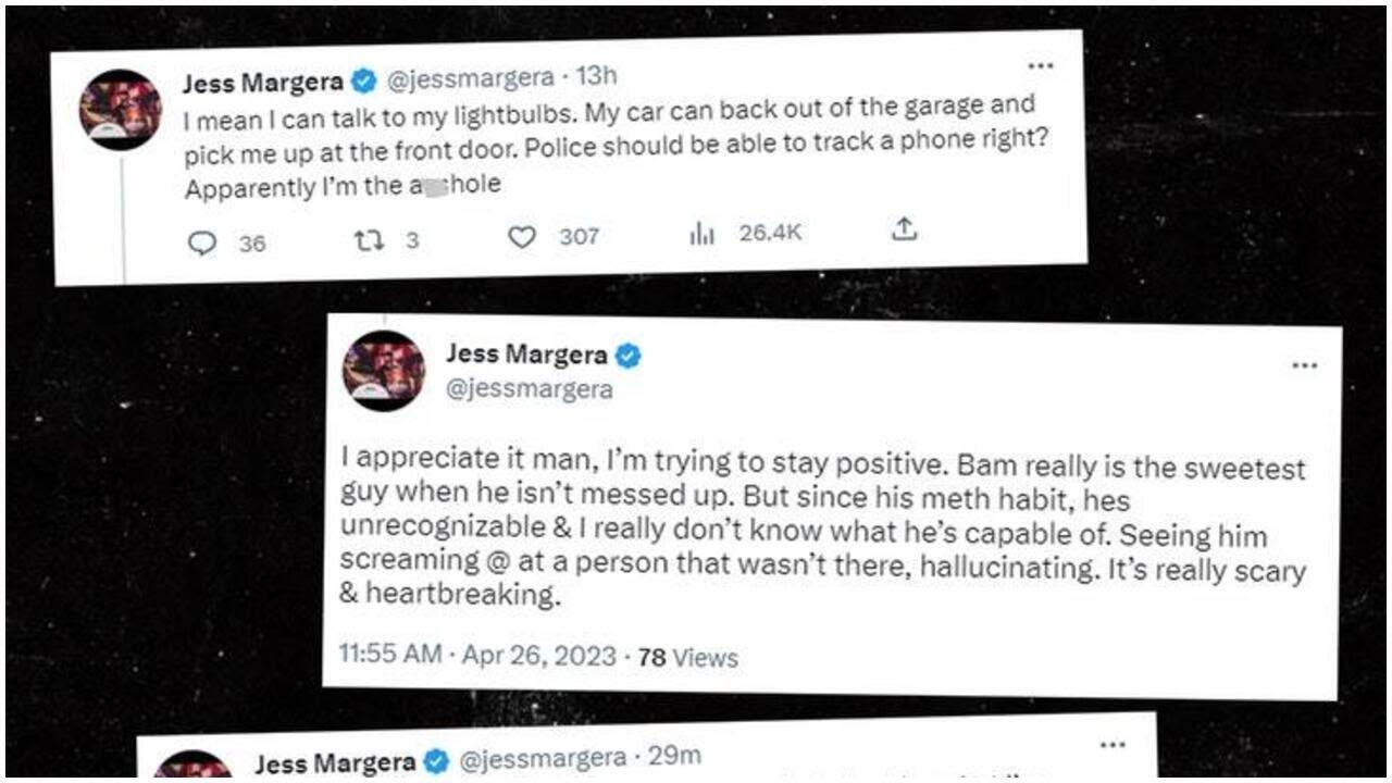 Bam Margera's Brother Says He's On The Run With Girlfriend and a Child, Using Meth