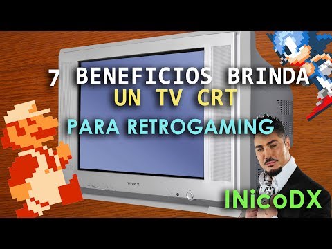 TV de tubo CRT para retro gaming: 7 beneficios (consolas 8bits, 16 bits y 32bits)