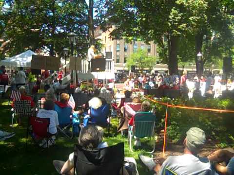 Tom Adkins speaks at Morristown Tea Party 7.3.10