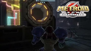 Metroid Prime: Remastered -  How To  Solve Ore processing puzzle (Red & Blue Tracks)