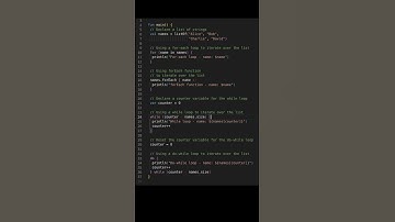 Essential Looping Techniques in Kotlin: For, While, Do-While, and ForEach
