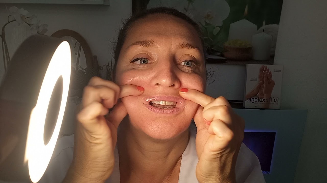 massage contour des lèvres, contre les rides et ridules autour de la