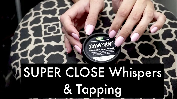 ASMR SUPER Close Whispers and Tapping for Anxiety Relief & Relaxation