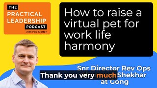 45. How to raise a virtual pet for work life harmony  Shantanu Shekhar