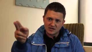 Tommy Robinson (English Defense League) speaks about Woolwich terrorist attack