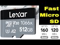 High Performance Micro SD Card,  Lexar Professional 1066x microSDXC UHS-I Cards SILVER Series