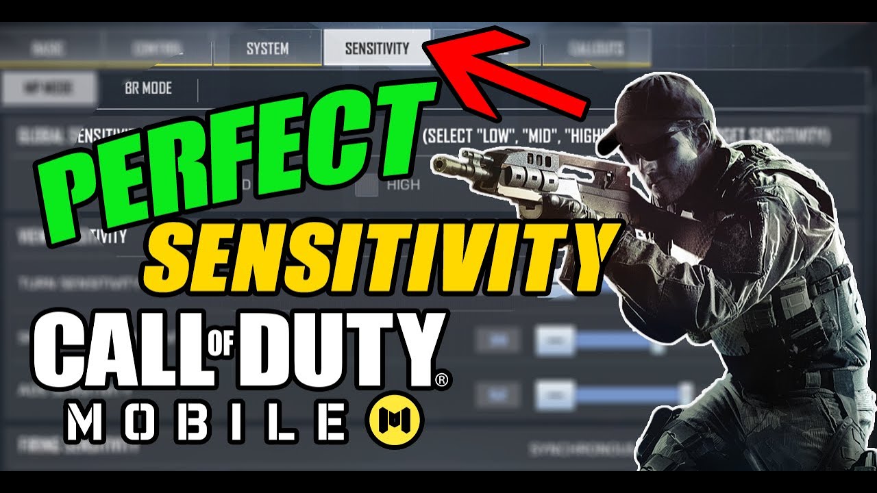 CALL OF DUTY: MOBILE | PERFECT SENSITIVITY & SETTINGS - 