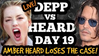 WATCH LIVE! Johnny Depp vs Amber Heard DAY 19! Amber Heard LOSES the CASE?!