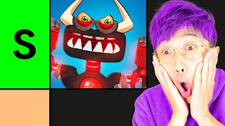 RANKING ALL MY SINGING MONSTERS!? (BEST TO WORST! *LANKYBOX REACTION!*)