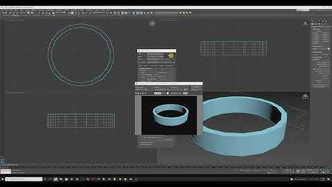 3ds Max tutorial 101: gold ring (3D modeling, texturing) | 3DS MAX TUTORIALS
