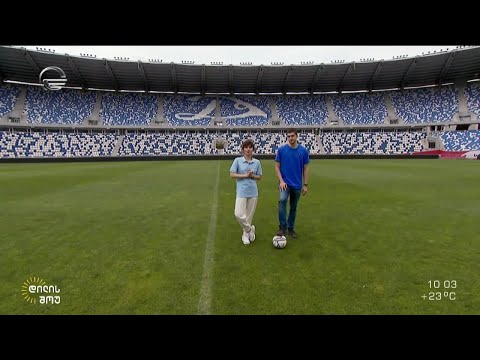 ფეხბურთელი ვატო არველაძე ვიკა კალანდიას რუბრიკაში