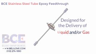BCE Epoxy Feedthrough with Custom Brackets for Liquids and Gas