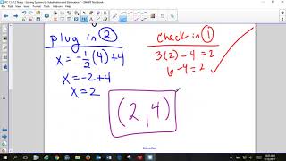 PC 7 1 7 2 Notes   Solve Systems by Substitution or Elimination