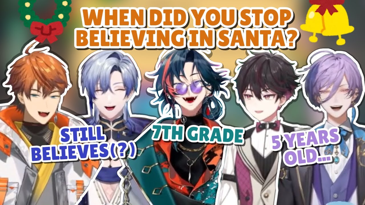 (eng sub) rookie boys' christmas party: childhood stories | 3SKM/Milan/Sakayori Soma/Nijisanji