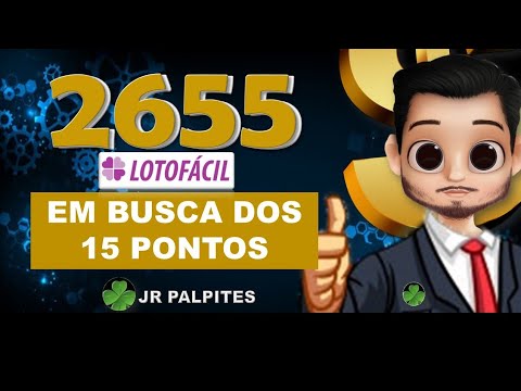 Lotofacil 2655 dicas e analises – dezenas fixas – ACESSO VIP JR PALPITES