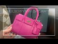 MULBERRY MINI BAYSWATER | UNBOXING, IN DEPTH REVIEW, WHAT FITS, SHOPPING IN LONDON VLOG | HAUL 2023