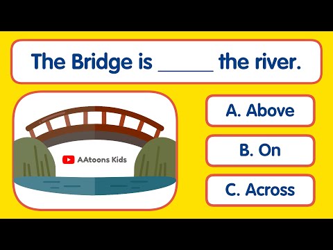 English Preposition Quiz for Kids | Quiz Time | Preposition for Kids