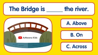 English Preposition Quiz for Kids | Quiz Time | Preposition for Kids screenshot 4