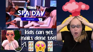 SPA DAY REFRESH!!! 💅 [overview + trailer reaction!] | Sims 4 Review