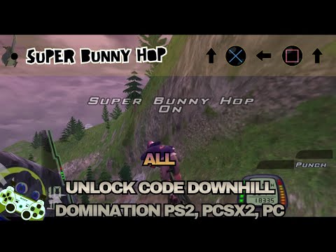 All UNLOCK CODE Downhill Domination PS2, PCSX2, PC