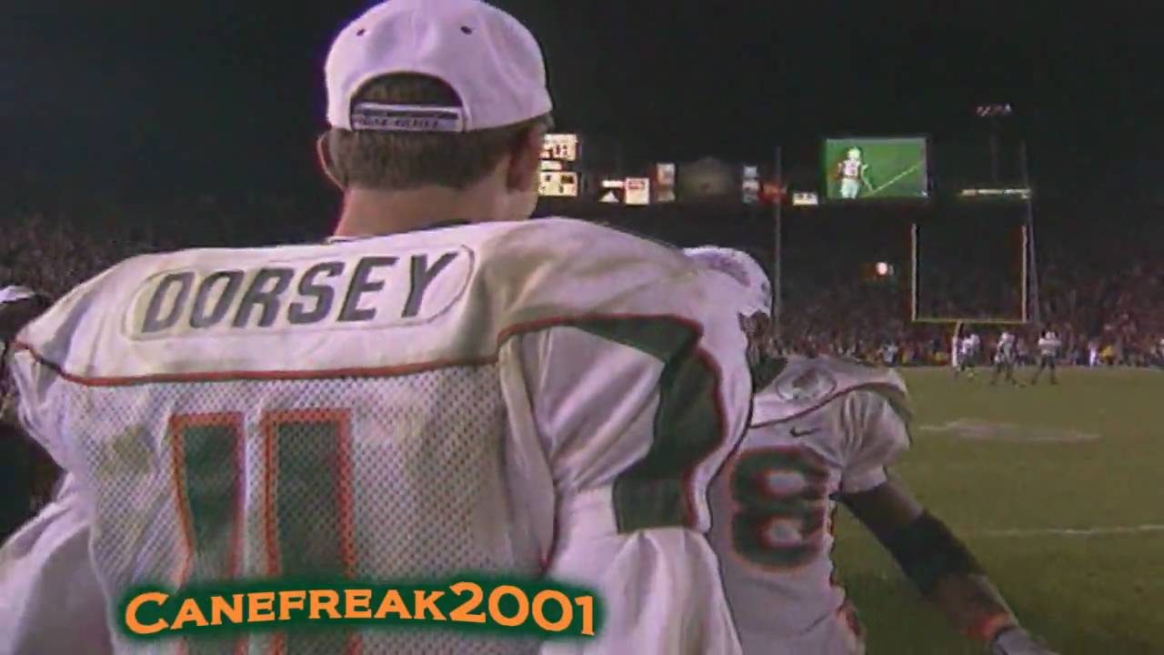 2001 Miami Hurricanes Roster Depth Chart