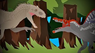 Indominus Rex vs Spinosaurus (One Shall Rule!!!)