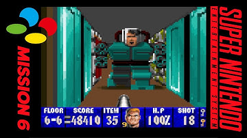 Wolfenstein 3D - Mission 6 (1994) [SNES]