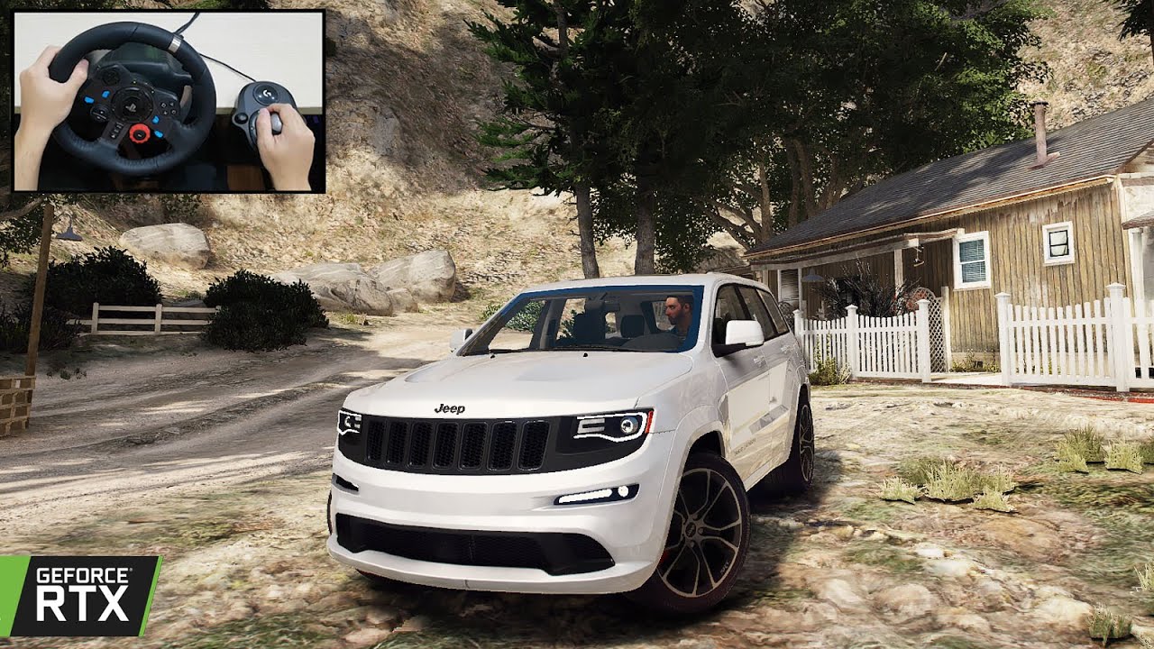 GTA 5 Offroading - Jeep SRT-8 - Logitech G29 Gameplay