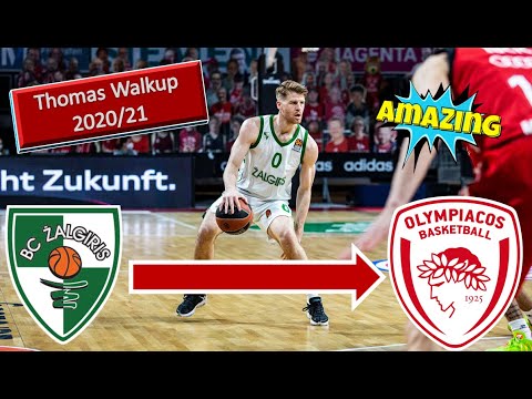 Thomas Walkup ● Žalgiris Kaunas ● 2020/21 Best Plays & Highlights ● Welcome To Maccabi Tel Aviv???