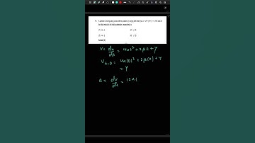 A particle is moving along x axis with it