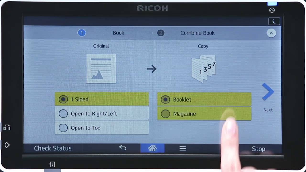 amount of ricoh copy programs with smart operation panel