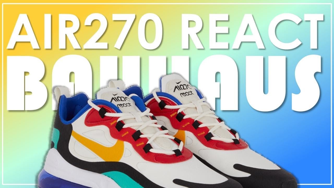 BackseriesTV: Review Nike Air Max 270 React Bauhaus - Backseries