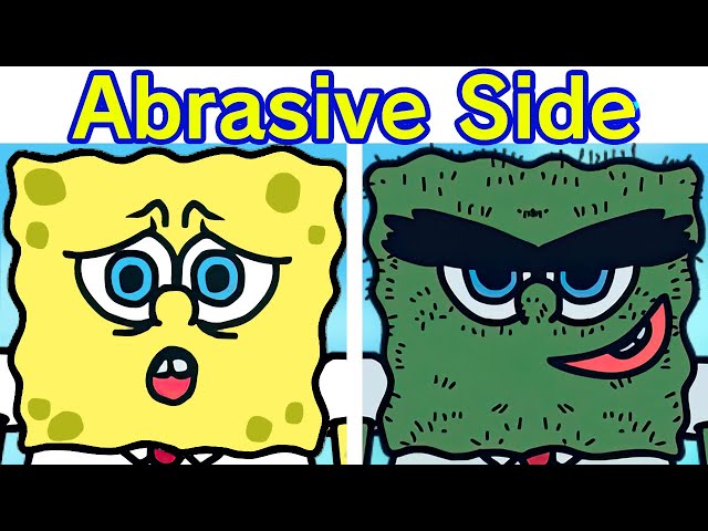 Friday Night Funkin' Spongeasm / Phantasm but Spongebob and Abrasive Side Sings It (FNF Mod/Hard) class=