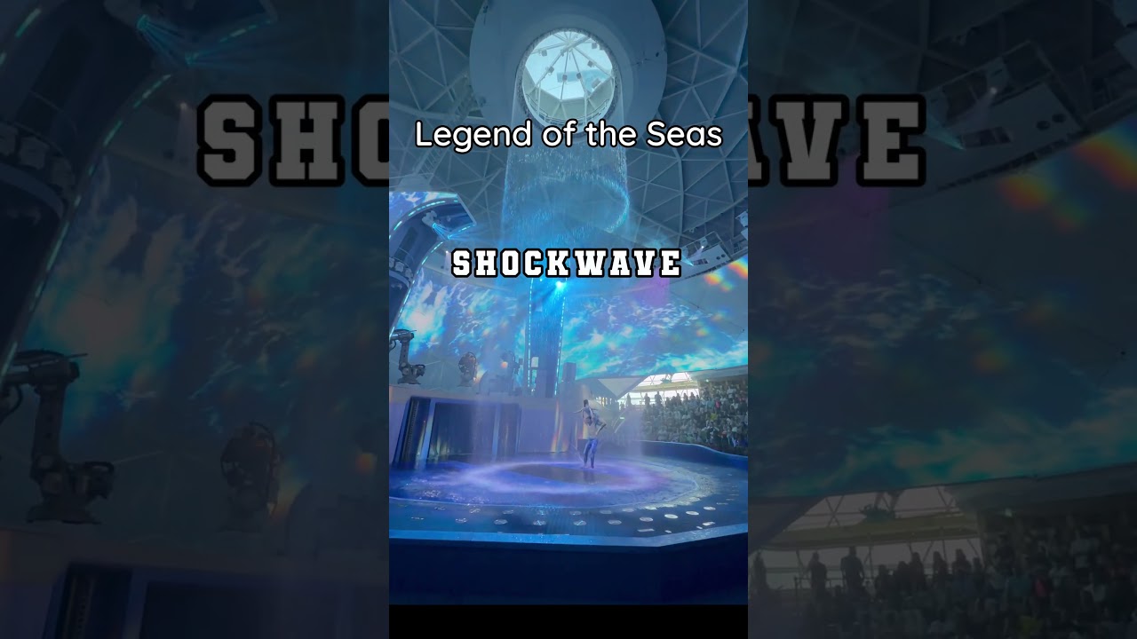 SHOCKWAVE on Legend of the Seas! #royalcaribbean #legendoftheseas #cruise #shorts