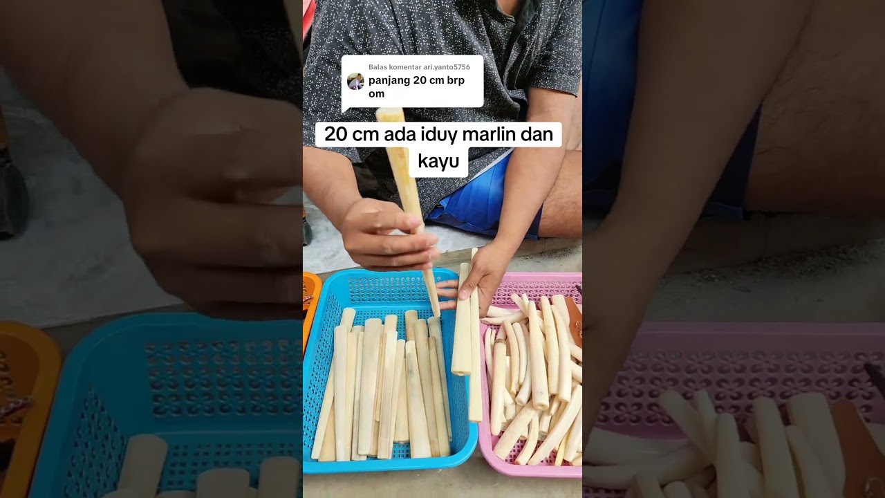 pipa rokok Iga duyung 20 cm mulus kristal super