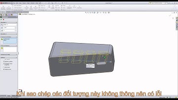 Bài 30 Lệnh xếp dãy tuyến tính- Linear Pattern trên Solidworks