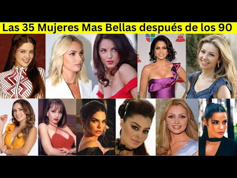 las 35 mujeres mas bellas de la TV en los últimos 30 años, telenovelas