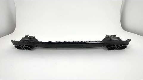 Rear Bumper Diffuser with Exhaust Tips for Audi A6 C8 4K Avant Sedan sLine 2018-2022 S6 Design Black