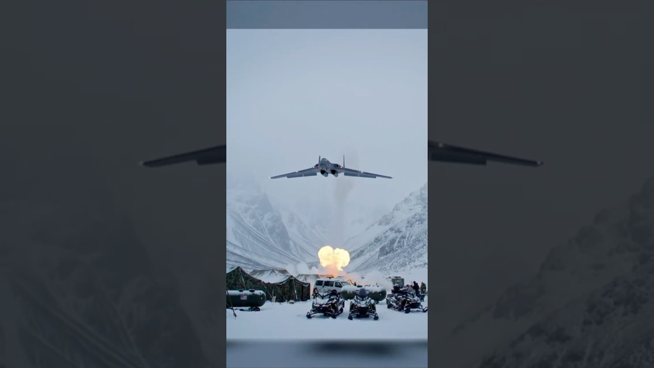 B-2 Spirit Strikes Arctic Military Base: Spectacular 4K Explosion Captured! 💥 