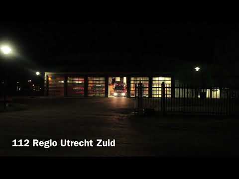 P1 092052 brandweer IJsselstein met spoed naar reanimatie melding in Lopik