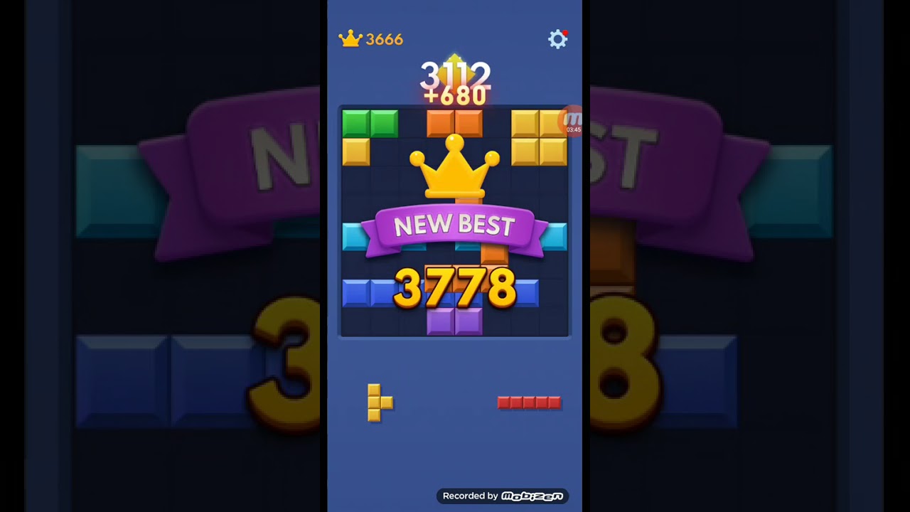 Block blast my first vid