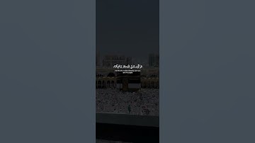 ياأيها الذين آمنوا اذكروا الله ذكرا كثيرا #سورة #الأحزاب #سعود_الشريم #قرآن_كريم #حالات
