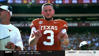 Texas Offense vs Ohio State Defense Big Game Sound - ESPN College GameDay [Cotton Bowl, 1/10/2025]