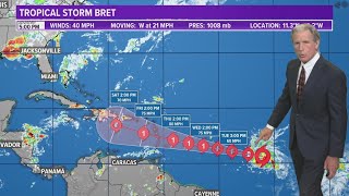 Local Weather: Tropical Storm Bret has formed